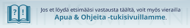 Lisää apua ja ohjeita