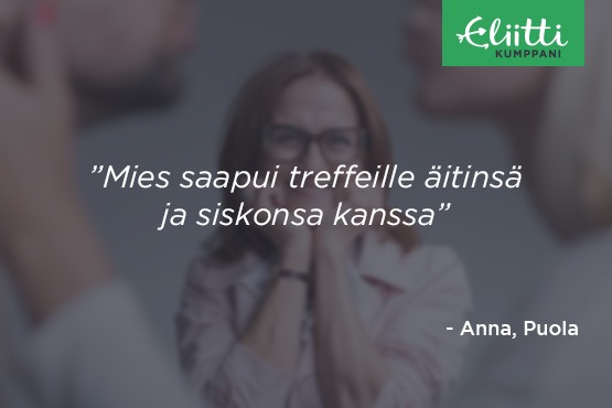 Treffeille äidin ja siskon kanssa